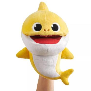 Imagem de Baby Shark Fantoche de Pelúcia  24cm com Música Original Baby Shark Wo