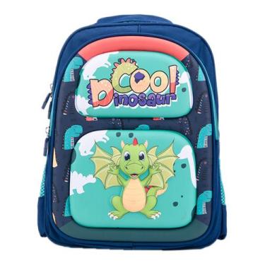Imagem de Mochila Infantil Menino Menina Mochila Escolar Bolsa de Costas - OKI-N