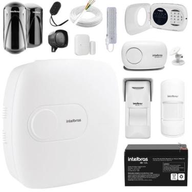 Imagem de Kit central alarme AMT 1016 NET Intelbras Residencial Kit 9