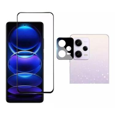 Imagem de Película Vidro 3d + Câmera Para Xiaomi Redmi Note 12 Pro+ 5g - Phonece
