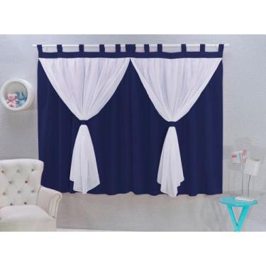Imagem de Cortina 2 Metros Para Quarto Infantil e Adulto Voil Slim - Beatriz Bab