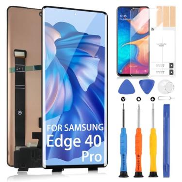Imagem de Substituição de tela para Motorola Moto Edge 40 Pro / X40 / Plus 2023 LCD - para Moto Edge 40 Pro Tela LCD Touchscreen para Motorola Edge40 Pro 16.9 cm Digitalizador Touch Glass Ferramentas de