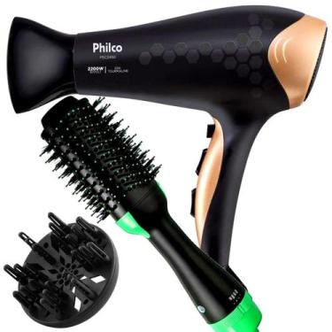 Imagem de Secador De Cabelo Philco Profissional 2200w Ions Ar Quente Frio Stilo 