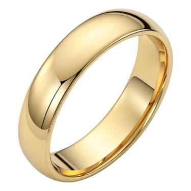 Imagem de Aliança Ouro 18k Anatômica 6mm Casamento Avulsa Noivado Compromisso - 