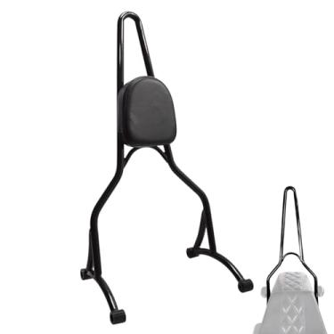 Imagem de WOWTK Encosto de passageiro Sissy Bar 56.4 cm serve para Harley Street Bob FXBB FXBBS 2018-2023