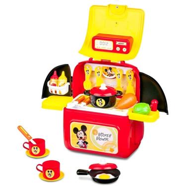 Imagem de Mochila Cozinha Do Mickey Disney 2 em 1 Kit Play Set Infantil - Multikids