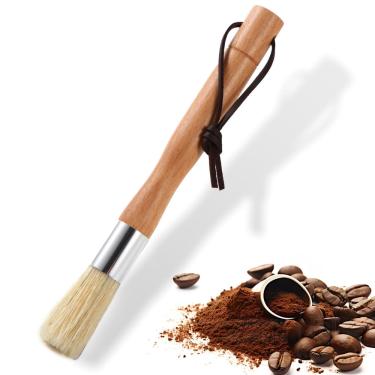 Imagem de Kit de escovas de limpeza para moedor de café AvaNez Manual Walnut