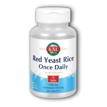 Imagem de Arroz de fermento vermelho 60 comprimidos por Kal (pacote com 2)