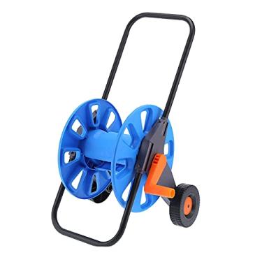 Imagem de Carrinho de Carretel de Mangueira, Organizador de Rack de Armazenamento de Tubo de água Portátil Portátil para Tubo G 1/2 de 50m para Jardim, Gramado e Pátio, Mangueira de