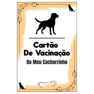 Imagem de Cartão de Vacinação para Cachorro, Caderneta de Registro com Guia de Cuidados, Design Exclusivo em Cores Variadas (Pêssego)