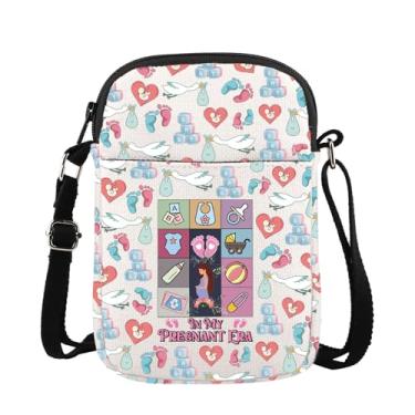 Imagem de WSNANG In My Pregnant Era Bolsa tiracolo New Mom To Be Bolsa de Ombro Presentes de anúncio de gravidez Presentes de anúncio de gravidez, Pregnant Cb