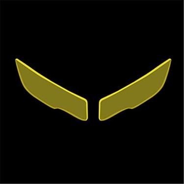 Imagem de Acc-Creativity Lente de tela de proteção da tampa do farol frontal de acrílico para motocicleta compatível com Honda ADV 150 2019-2020 (amarelo)