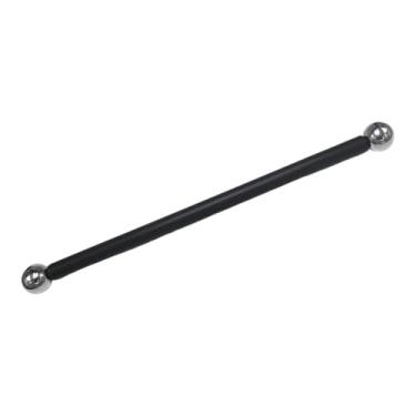 Imagem de Ioensy Suporte para poste de iluminação pública, braço de substituição, peça decorativa para poste de iluminação pública, braço cruzado para de pública, , Bola de Prata de 41 Cm