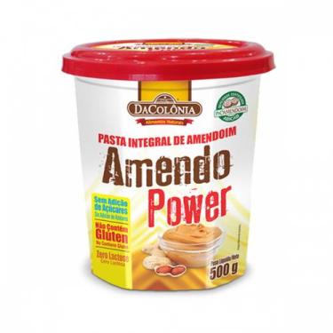 Imagem de Kit 4 pasta de amendoim tradicional 500g amendopower - DaColônia