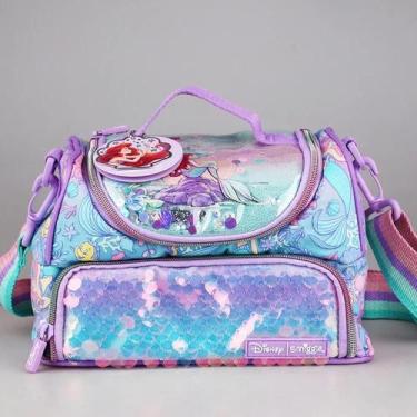Imagem de Meninas Disney Smiggle Sereia Bolsa Escolar Mochila Estojo De Lápis No