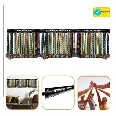 Imagem de Porta Medalha 3 Módulos Encaixados com 1,86 metros de comprimento - QU