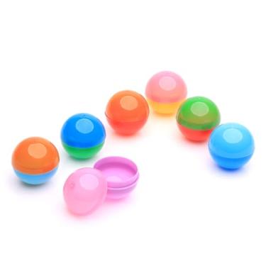 Imagem de Entervending Máquina De Venda Cápsulas Redondas Coloridas Vazias, 50 Unidades 3,2 Cm - Gumball Bulk, Recipientes Para Lembrancinhas Festa, Presentes Aniversário, Cestas Páscoa, Materiais Artesanato,