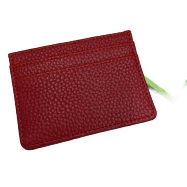 Imagem de Carteira Slim Porta Cartão – Vermelha – Compacta, Moderna, Elegante e Prática.