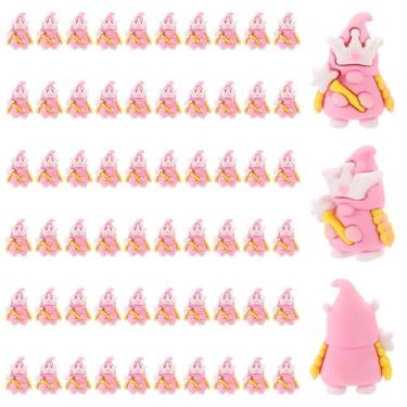Imagem de SAVITA 60un Mini Gnomos, PVC Gnomos Princesas Fofos com Chapéu Coroa Decorações Divertidas Tema Festa Acessórios Práticos para Festa Aniversário Mesa Escritório Casa Decoração