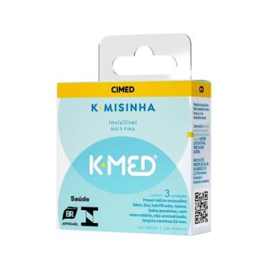 Imagem de Preservativo Invisível K-med K-misinha Com 3 - Cimed