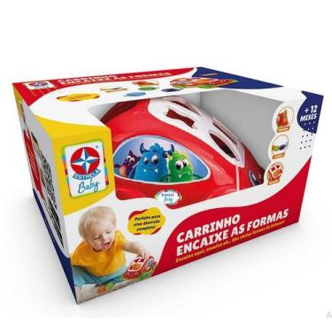Imagem de Carrinho encaixe as formas - estrela