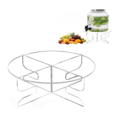 Imagem de Pssopp Suporte de Dispensador de Bebida Transparente, Fácil Montagem de Montagem Leve e Portátil Dispensador de Bebidas Acrílicas Stand para Bolos Cupcakes Water Pitcher Plant