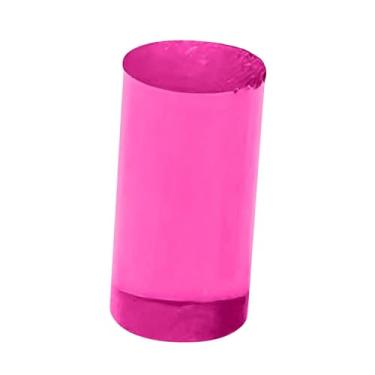 Imagem de RNXRZANK Virola de Taco de Bilhar Virola de Taco de Bilhar Fácil de Instalar Ferramenta de Reparo de Piscina de Sinuca de Acrílico Leve, Rosa Vermelha