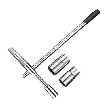 Imagem de Generic Chave de roda universal estendida, soquetes padrão destacáveis para caminhão, removedor de porca de roda, van prática, carro, serviço pesado, 19 mm,