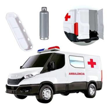 Imagem de Brinquedo Ambulância com acessórios - diversão garantida - Brinquedos 