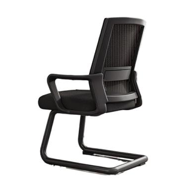 Imagem de Cadeira de jogos, cadeira de escritório, cadeira de mesa ergonômica, cadeira de mesa traseira no meio, malha respirável, cadeira de escritório em casa, cadeira de escritório (preto)