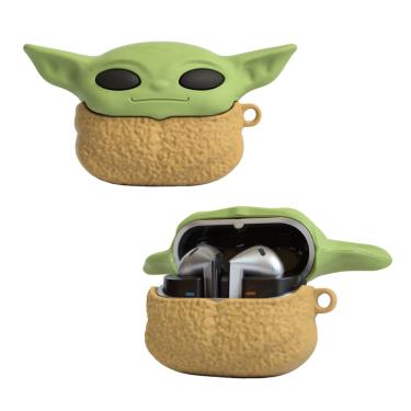 Imagem de Capa Protetora Nerdcase Compatível com Samsung Galaxy Buds 3/3 Pro, Baby Yoda