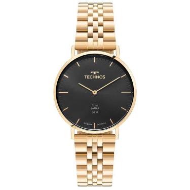 Imagem de Relógio Technos Masculino Slim Dourado - 2025lui-1p