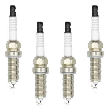 Imagem de SYudwen 4 peças de velas de ignição de irídio duplo, compatíveis com Altima 2013-2018, Rogue 2014-2020, substitui número OE # DF6H-11A, 94702
