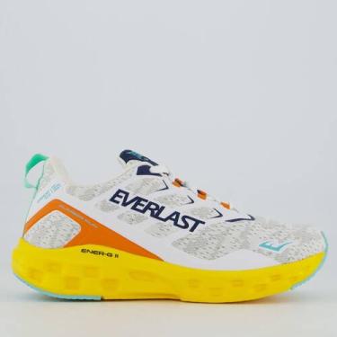 Imagem de Tênis Everlast Climber Run Branco e Amarelo, 39