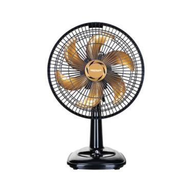 Imagem de VENTILADOR OSCILANTE MESA 30CM PRETO/BRONZE127V 55WATTS TURBO VENTIMAIS