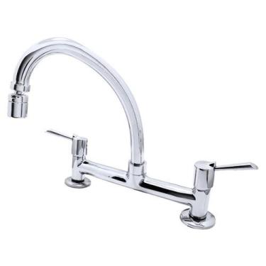 Imagem de Torneira Misturador Cozinha Pia Mesa Bancada com Articulador Metal Cro