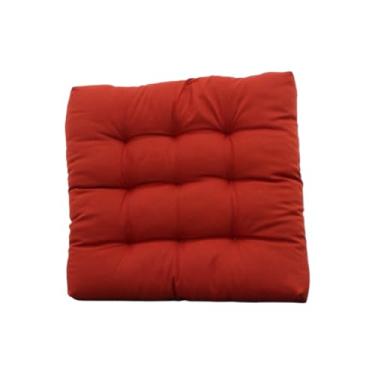 Imagem de Almofada para Cadeira Assento Futton Poltrona 60x60cm Decorativa(VERMELHO)