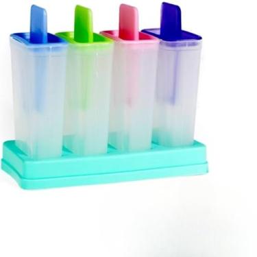 Imagem de Kit Forma Sorvete Picolé Com Suporte (4KIT)