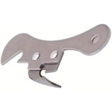 Imagem de Abridor de lata de aço inoxidável de tamanho único prateado abridor de lata manual acessórios de cozinha multifuncionais, abridores manuais de lata