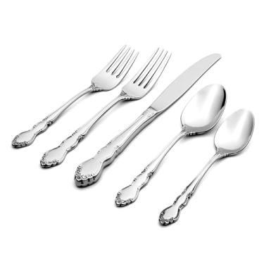 Imagem de Oneida Dover Serviço de 45 peças para 8 Flatware Set by Oneida