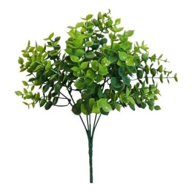 Imagem de 5 Pick De Eucalipto Com 5 Ramos Planta Realistapara Decoração de Cozinha, Sala de Estar, Banheiro e Mesas de Centro (Verde)
