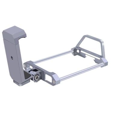 Imagem de JWQFBC Moldura Protetora de Rádio em Liga de Alumínio com Suporte para Celular para Acessórios de Atualização Noble, Prata