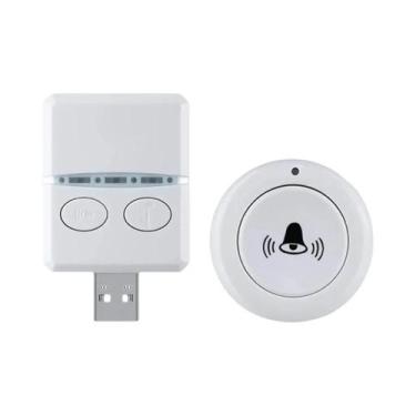 Imagem de Campainha Sem Fio Com Controle Remoto USB, Receptor Com 30 Melodias, C
