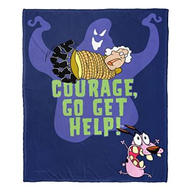 Imagem de Northwest Cobertor de seda Cartoon Network's Courage The Cowardly Dog, 127 cm x 152 cm, Go Get Help