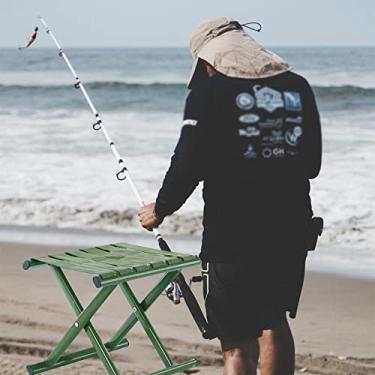 Imagem de Ainoli portátil dobrável fezes ao ar livre cadeira dobrável acampamento fezes assento cadeira de acampamento para viagem caminhadas pesca churrasco praia jardim quintal