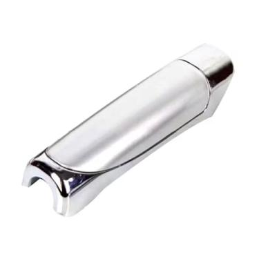 Imagem de Capa de freio de mão de fibra de carbono – ajuste universal para carros, SUVs e caminhões – resistente a arranhões e impactos, prata