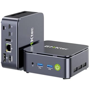 Imagem de GMKtec Mini PC Computador G10, Ryzen 5 3500U (Beats N150/N97), 16GB RAM 512GB SSD 2,5GbE NIC LAN Desktop Office Home Business HTPC Proxmox, Tela 4K Tripla, WiFi, BT, USB-C, DP, Tipo-C PD, HDMI 2.1
