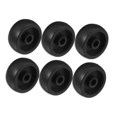 Imagem de TOPPERFUN 6pcs Gym Wheel Rollers for Fitness Equipment Plastic Replacement Wheels for Treadmills Exercise Bikes and Rowing Machines and Portability