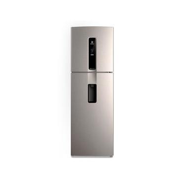 Imagem de Geladeira Electrolux Frost Free Inverter 409L Água na Porta com AutoSense Duplex Inox Look (IW46S)