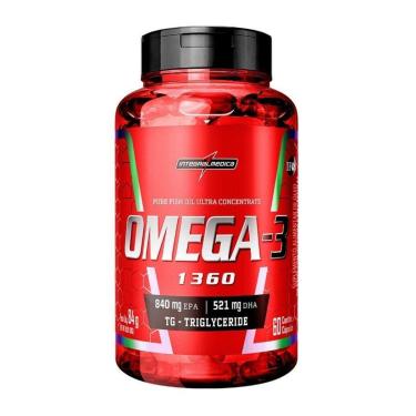 Imagem de Ômega 3 Concentrado 1.360mg com Vitamina E (60 caps)-Unissex